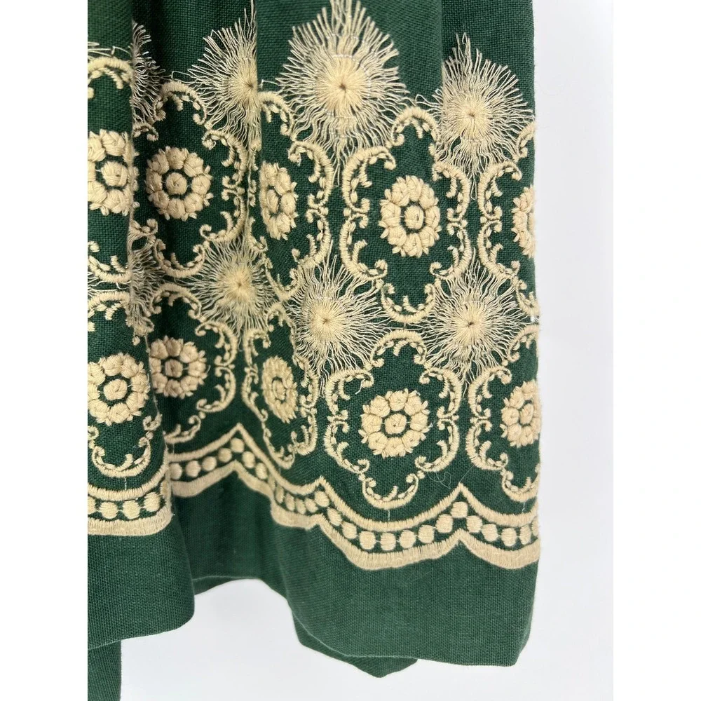 Vintage Linnartz Dirndl Dress Girls Embroidered Traditional Oktoberfest